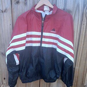 adidas Vintage Track Jacket Zip Up Fully Lined
